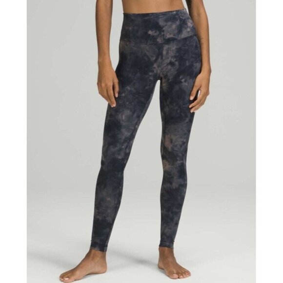 NWT lululemon Align Pant Size 20 Diamond Dye Lunar Rock True Navy Nulu 28" RARE! - Picture 1 of 6